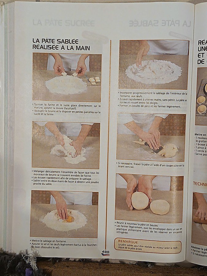 Scan LA PÂTE SABLÉE RÉALISÉE À LA MAIN