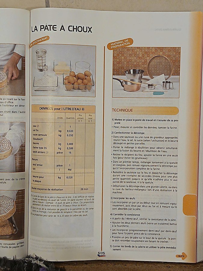 Scan LA PÂTE À CHOUX