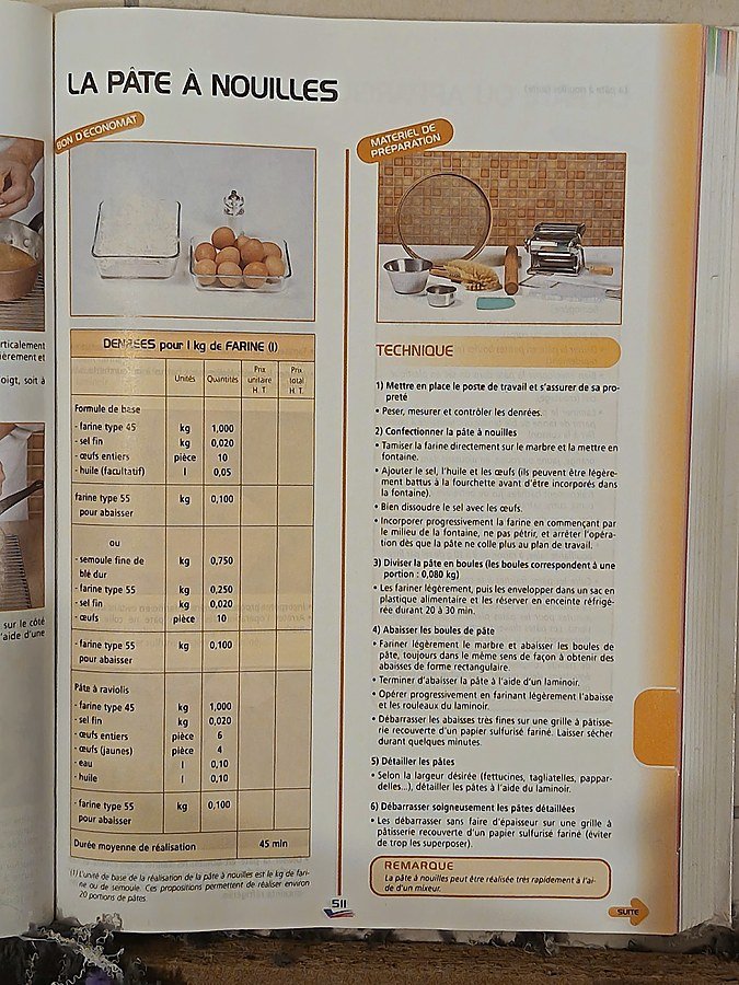 Scan LA PÂTE À NOUILLES
