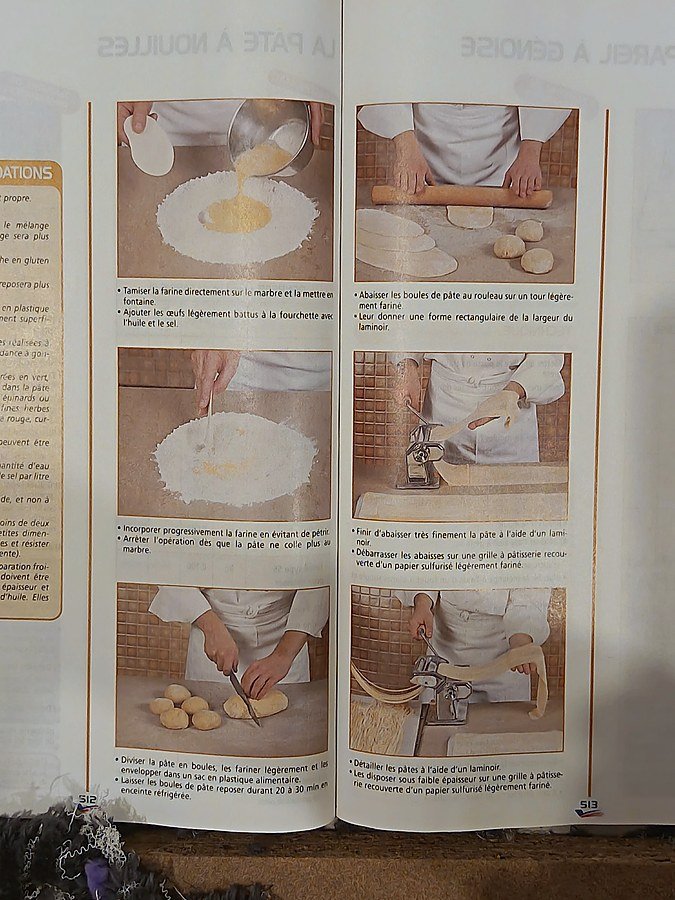 Scan La pâte à nouilles (façonnage)