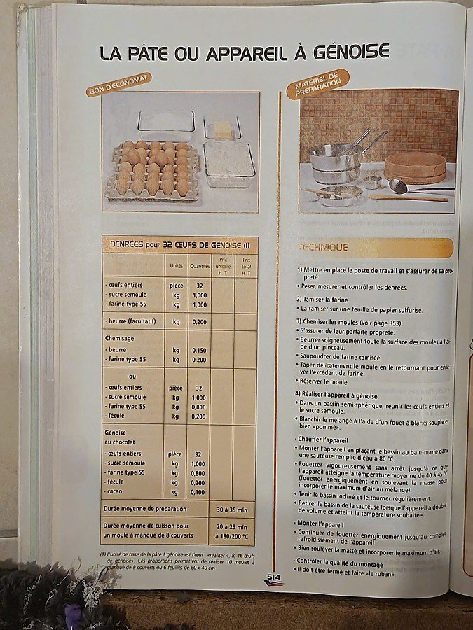 Scan LA PÂTE OU APPAREIL À GÉNOISE
