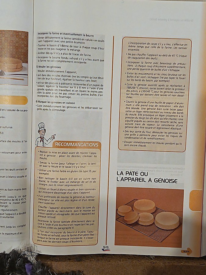 Scan LA PÂTE OU L'APPAREIL À GÉNOISE