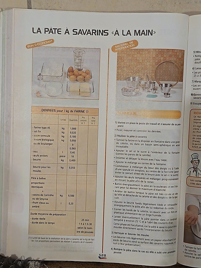 Scan LA PÂTE À SAVARINS «À LA MAIN»
