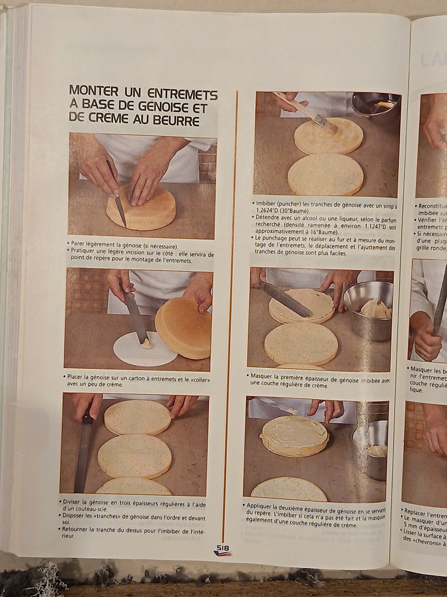 Scan MONTER UN ENTREMETS À BASE DE GÉNOISE ET DE CRÈME AU BEURRE